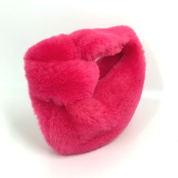 Authenticity Guarantee BOTTEGA VENETA mini the jodifer Hand Bag Faux fur pi - Picture 12 of 12